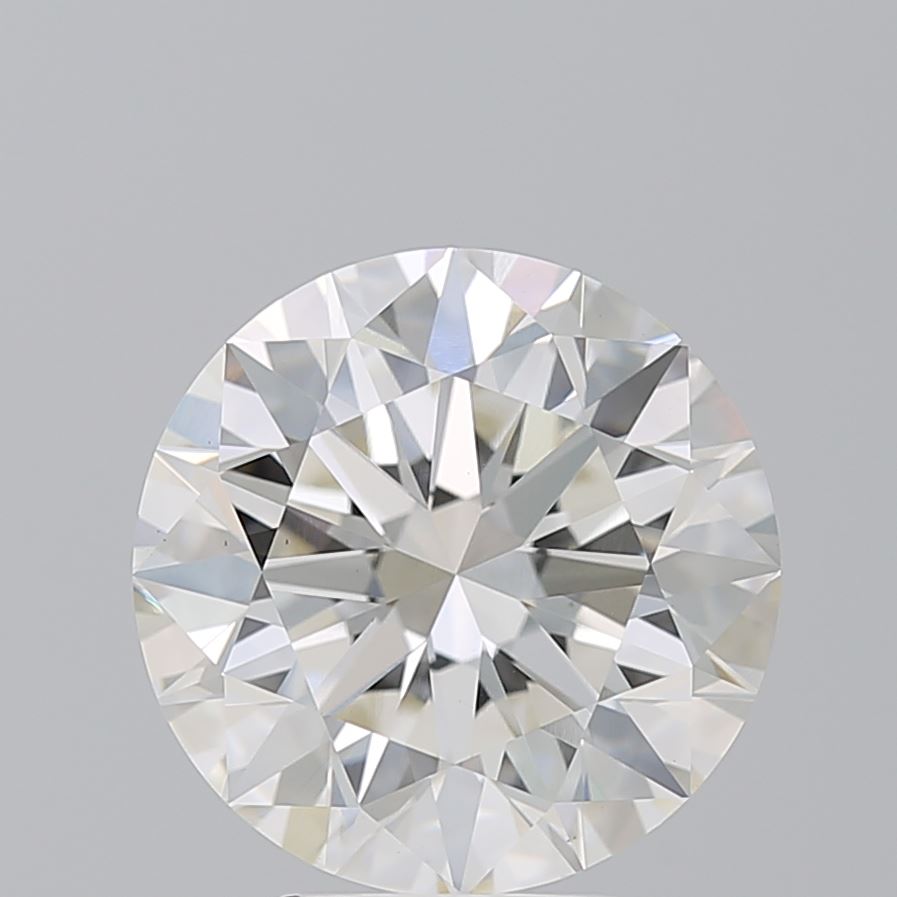 Lab Grown 4.00 Ct ROUND Cut IGI Certified CVD Diamond H Color VS1 Clarity