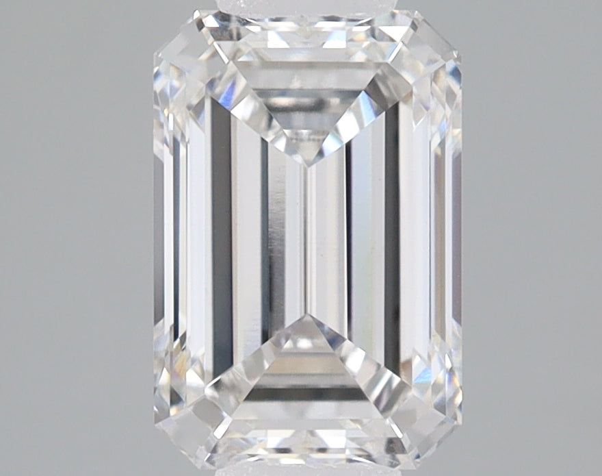 Lab Grown 1.70 Ct EMERALD Cut IGI Certified CVD Diamond F Color VS1 Clarity
