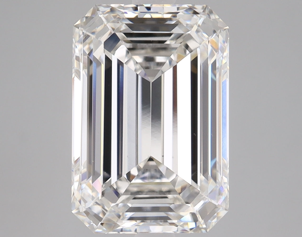 Lab Grown 4.95 Ct EMERALD Cut IGI Certified CVD Diamond H Color VS1 Clarity