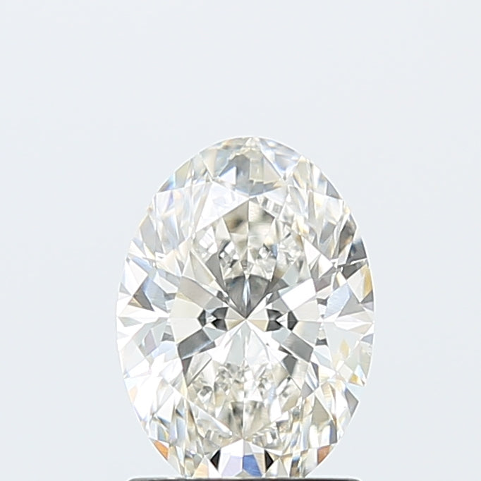 Lab Grown 1.60 Ct OVAL Cut IGI Certified CVD Diamond H Color VS1 Clarity