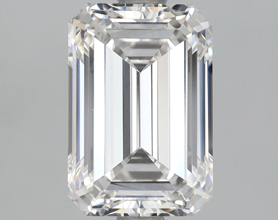 Lab Grown 2.25 Ct EMERALD Cut IGI Certified CVD Diamond F Color VS1 Clarity