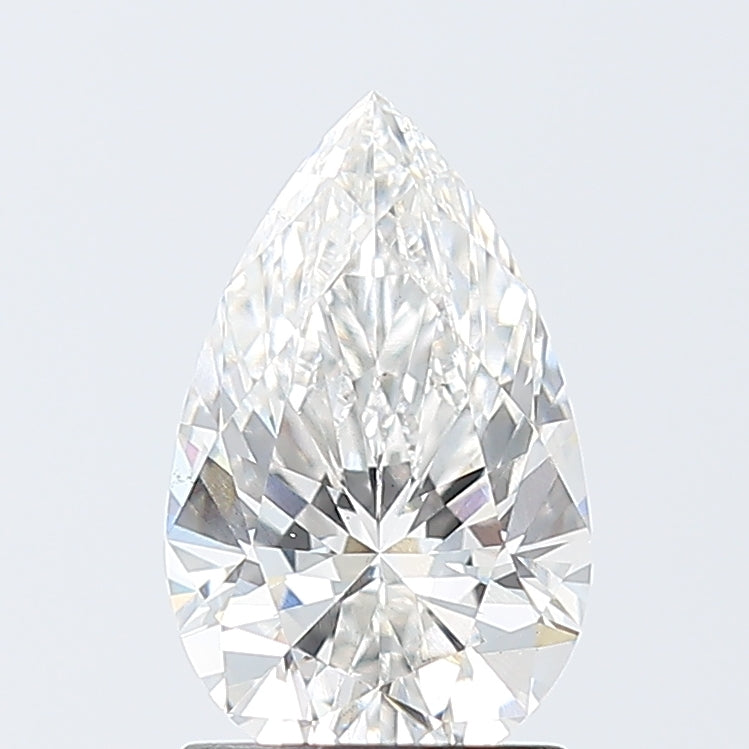 Lab Grown 1.67 Ct PEAR Cut IGI Certified CVD Diamond G Color VS2 Clarity
