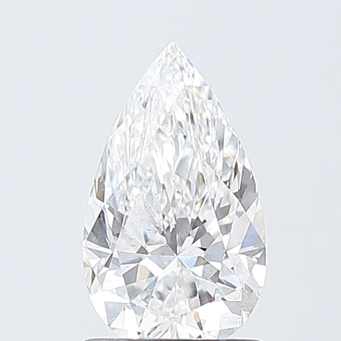 Lab Grown 1.12 Ct PEAR Cut IGI Certified CVD Diamond E Color SI1 Clarity