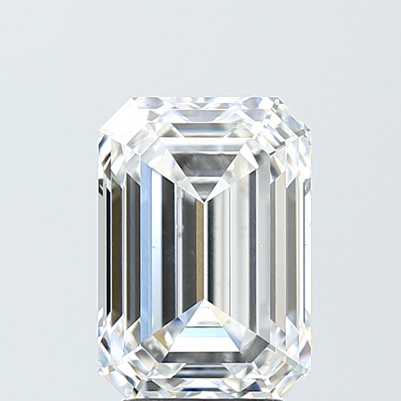 Lab Grown 4.01 Ct EMERALD Cut IGI Certified CVD Diamond E Color VS2 Clarity