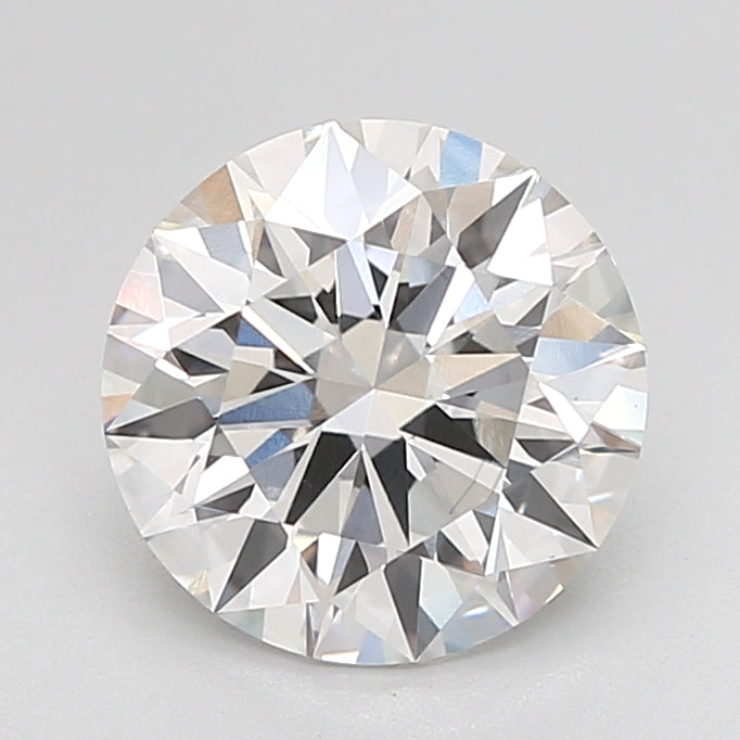 Lab Grown 2.22 Ct ROUND Cut IGI Certified CVD Diamond G Color VS1 Clarity