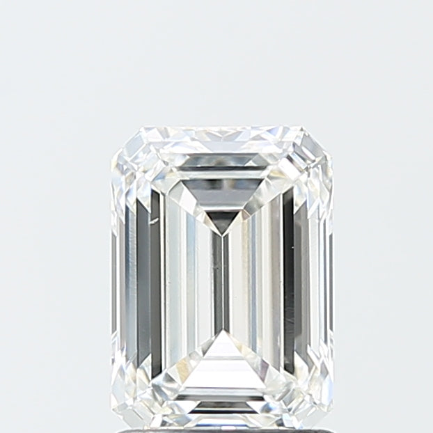 Lab Grown 1.71 Ct EMERALD Cut IGI Certified CVD Diamond F Color VS2 Clarity