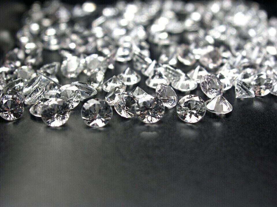 Loose Lab Grown CVD Diamonds 1 MM E VS1 Clarity 20 pieces lot