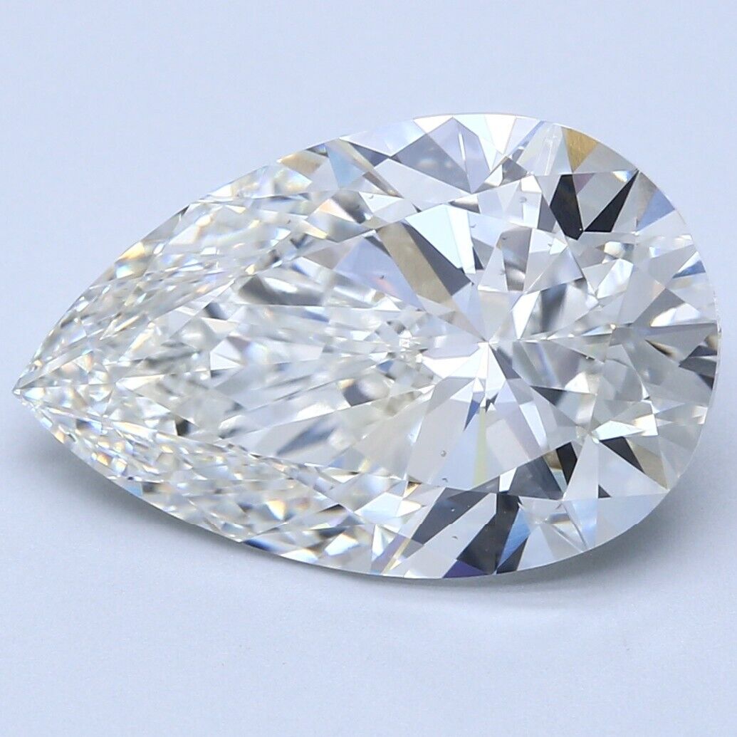 PEAR SHAPE 9.24 CARAT F VS1  IGI Certified Lab Grown CVD Diamond