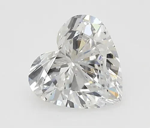 Loose 1.00 Cts HEART SHAPE E Color VS2 IGI CERTIFIED LAB GROWN CVD Diamond