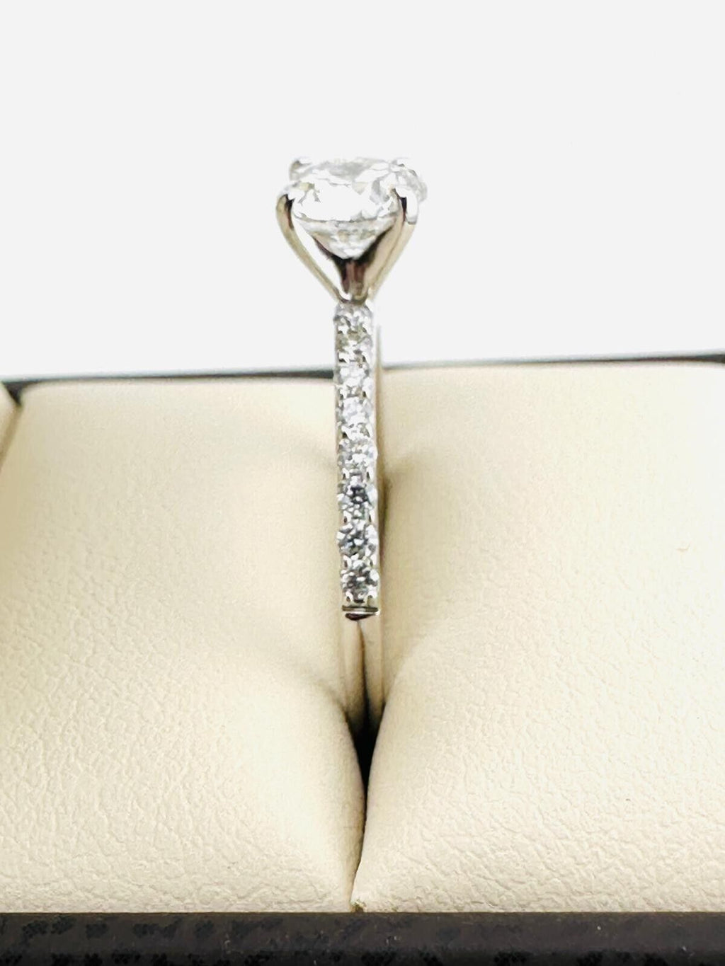 1.01 Ct Round G VS2 Lab Grown CVD Diamond Engagement 14K Gold Ring Size 8.5