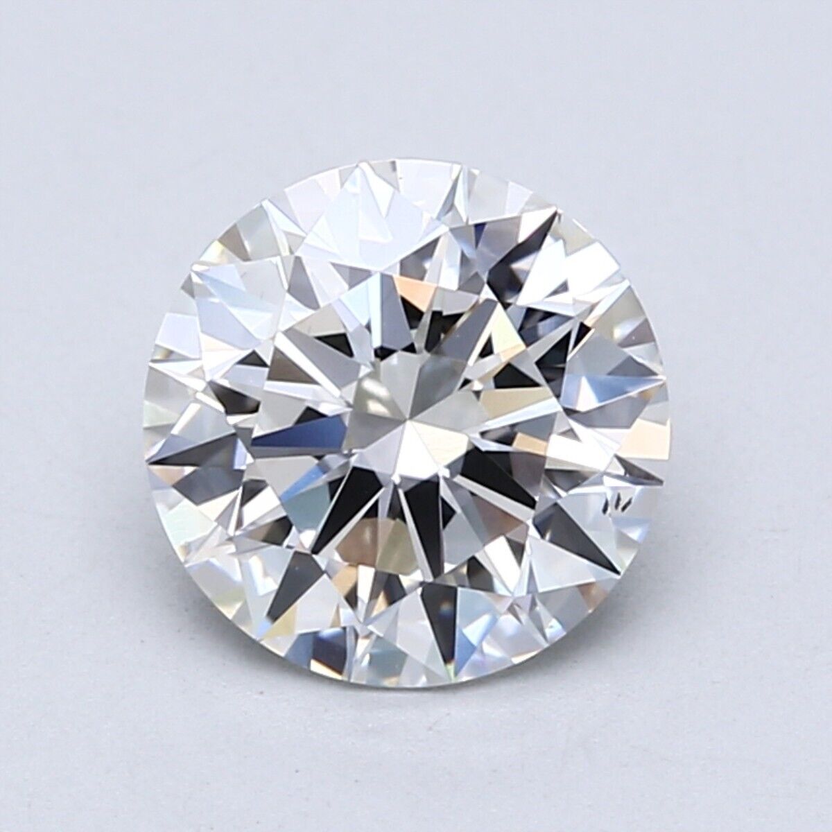 Round Cut 2.03 Cts E Color VS2 Clarity GIA Certified Lab Grown CVD Diamond