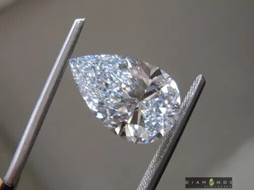 PEAR Cut 1.02 Cts G Color VVS2 Clarity LAB GROWN IGI Certified CVD Diamond