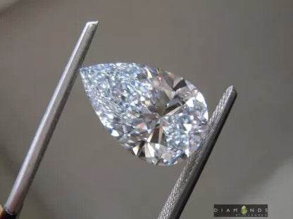 PEAR Cut 1.02 Cts G Color VVS2 Clarity LAB GROWN IGI Certified CVD Diamond