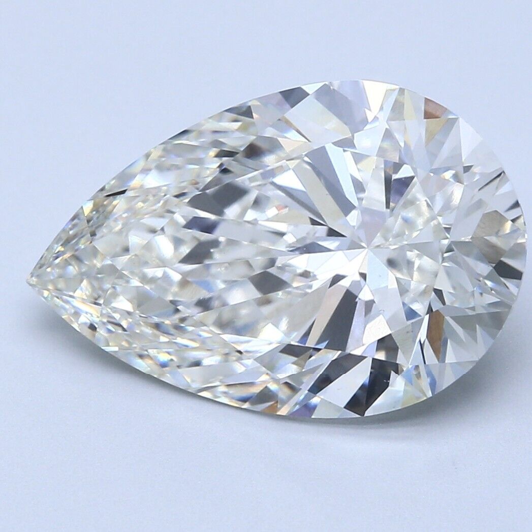 PEAR SHAPE 8.07 Cts IGI Certified Lab Grown CVD Diamond H Color VS1 Clarity