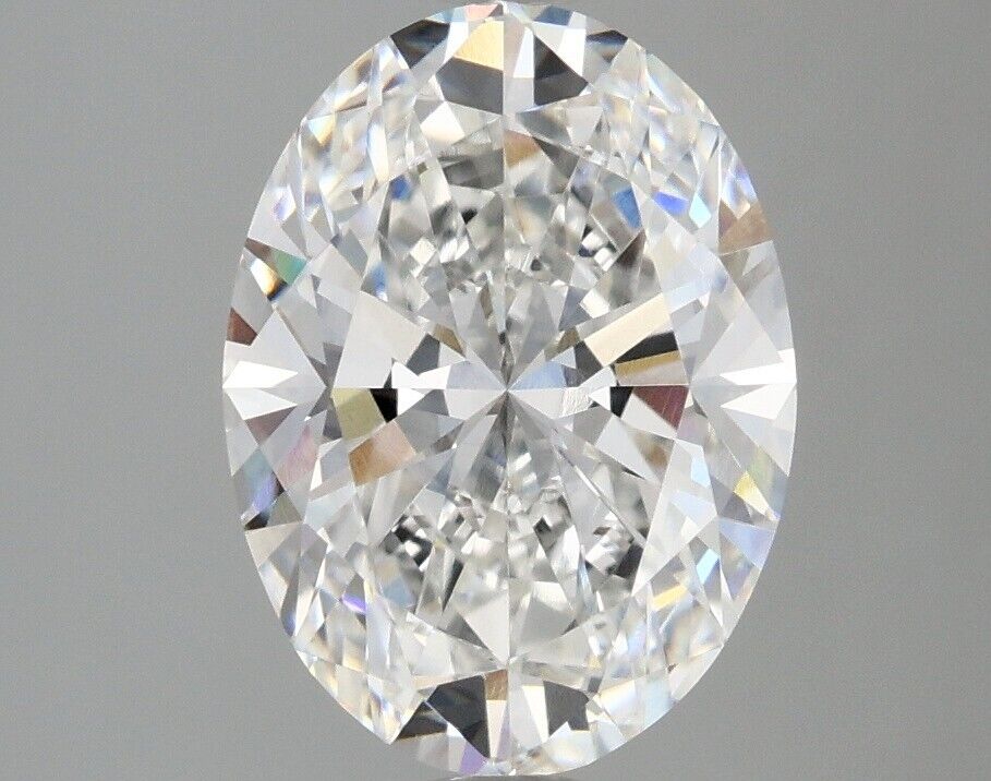 Oval Cut  CVD 2.51 Ct E Color VVS2 IGI Certified Lab Grown CVD loose Diamond