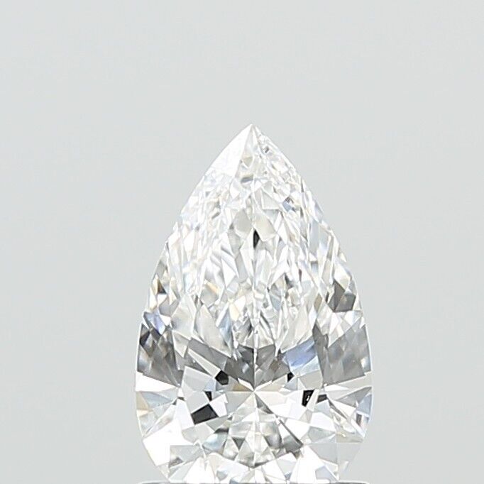 PEAR Cut 1.00 Cts E Color SI1 Clarity LAB GROWN CVD Diamond IGI Certified