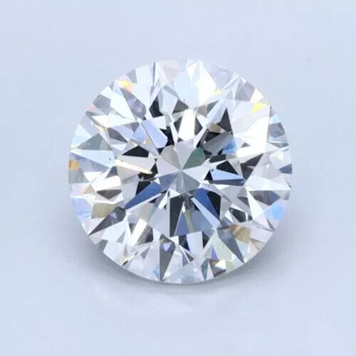 Round Excellent Cut 1.26 Carat G VVS1 IGI Certified CVD Lab Grown Loose Diamonds