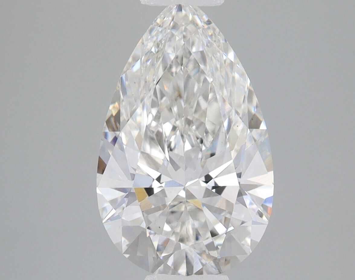 Lab Grown 2.04 Ct CVD Diamond G VS1 14k Double Tone Gold Solitaire Ring Size 7.5