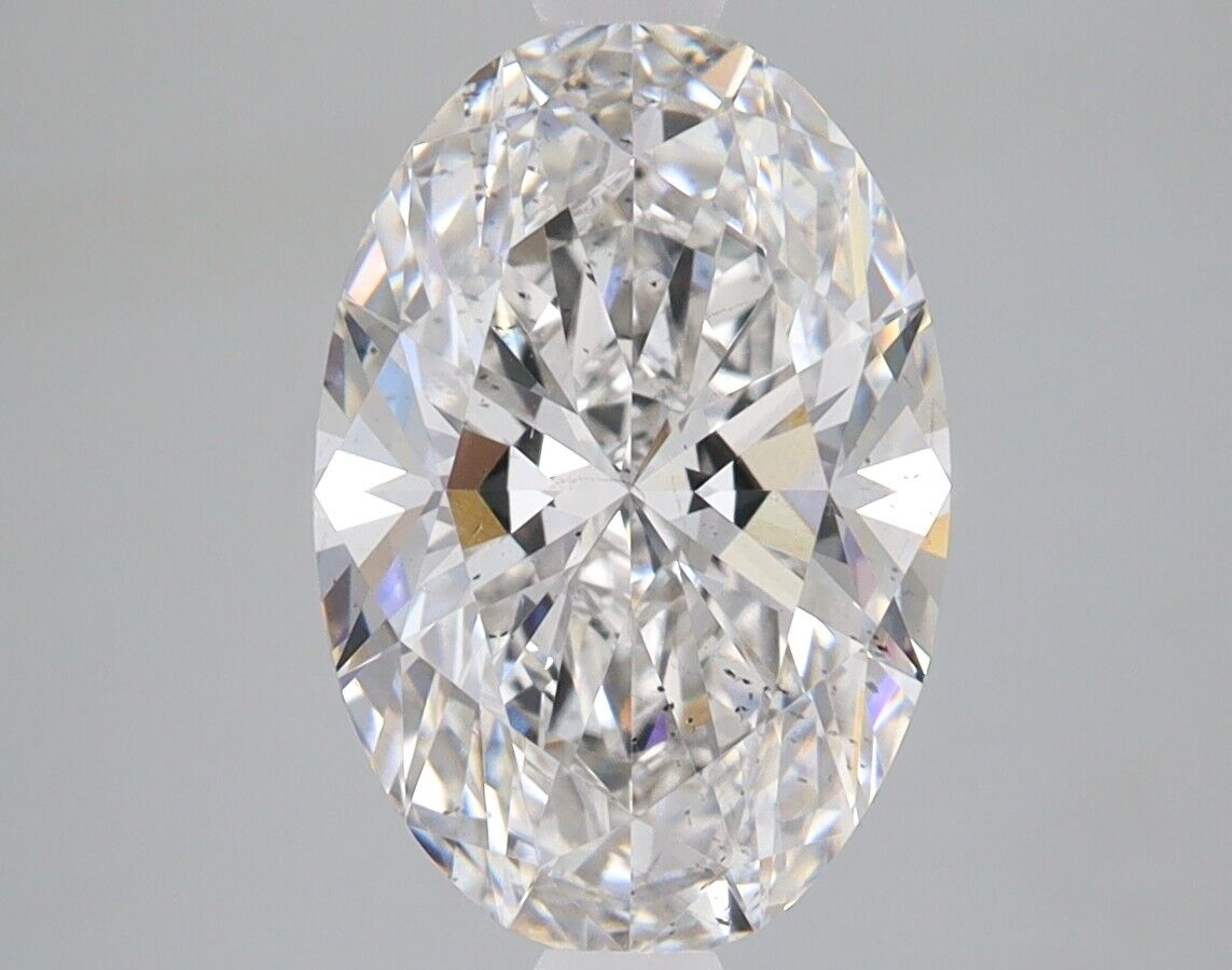 OVAL Cut 3.07 Cts IGI Certified Lab Grown CVD Diamond G Color SI1 Clarity STONE