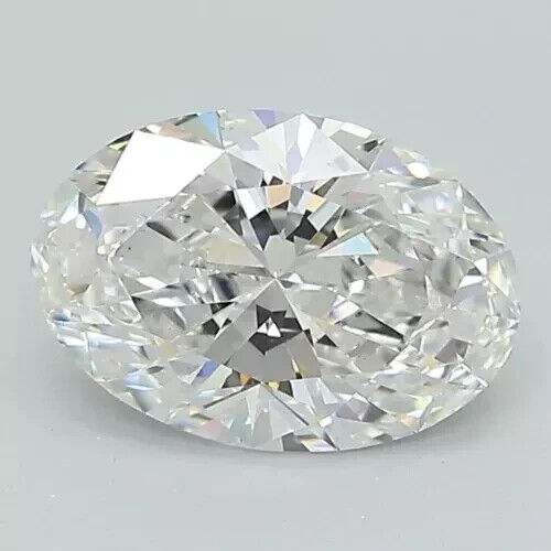 OVAL Cut 3.01 Cts IGI Certified Lab Grown CVD Diamond H Color VS1 Clarity STONE