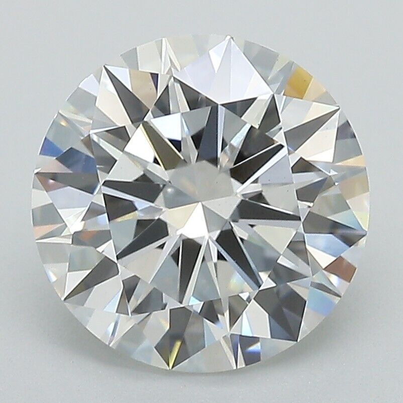 ROUND EXCELLENT CUT 3.10 Cts E VS1 IGI CERTIFIED CVD LAB GROWN LOOSE DIAMOND