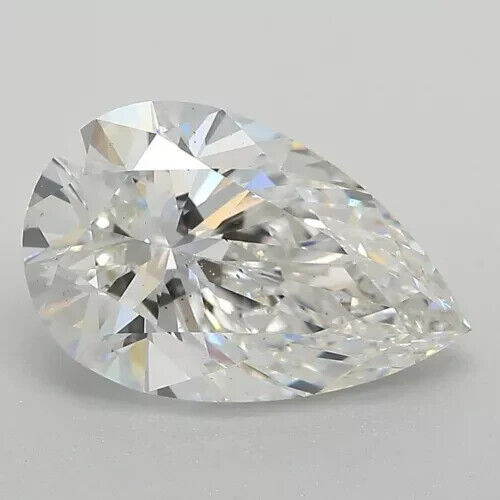 LAB GROWN CVD Diamond 8.01 Cts PEAR Cut IGI CERTIFIED F Color VS1 Clarity