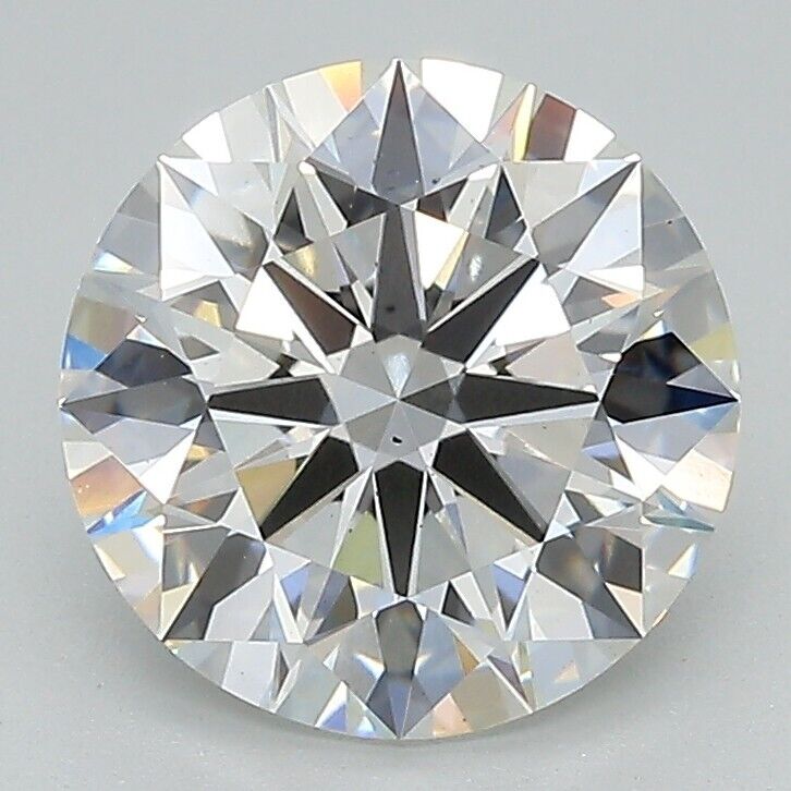 LOOSE DIAMOND ROUND 2.60 Cts IGI CERTIFIED G VS2 CVD LAB GROWN EXCELLENT CUT