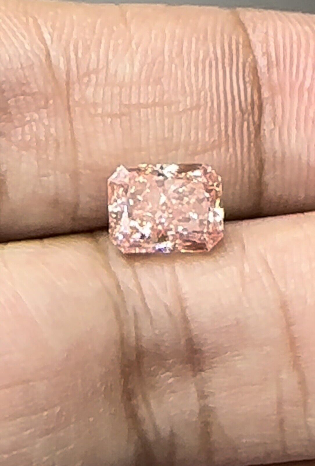 Radiant 2.45 carat Fancy Vivid Pink VS1 IGI Certified Lab Grown CVD Diamond