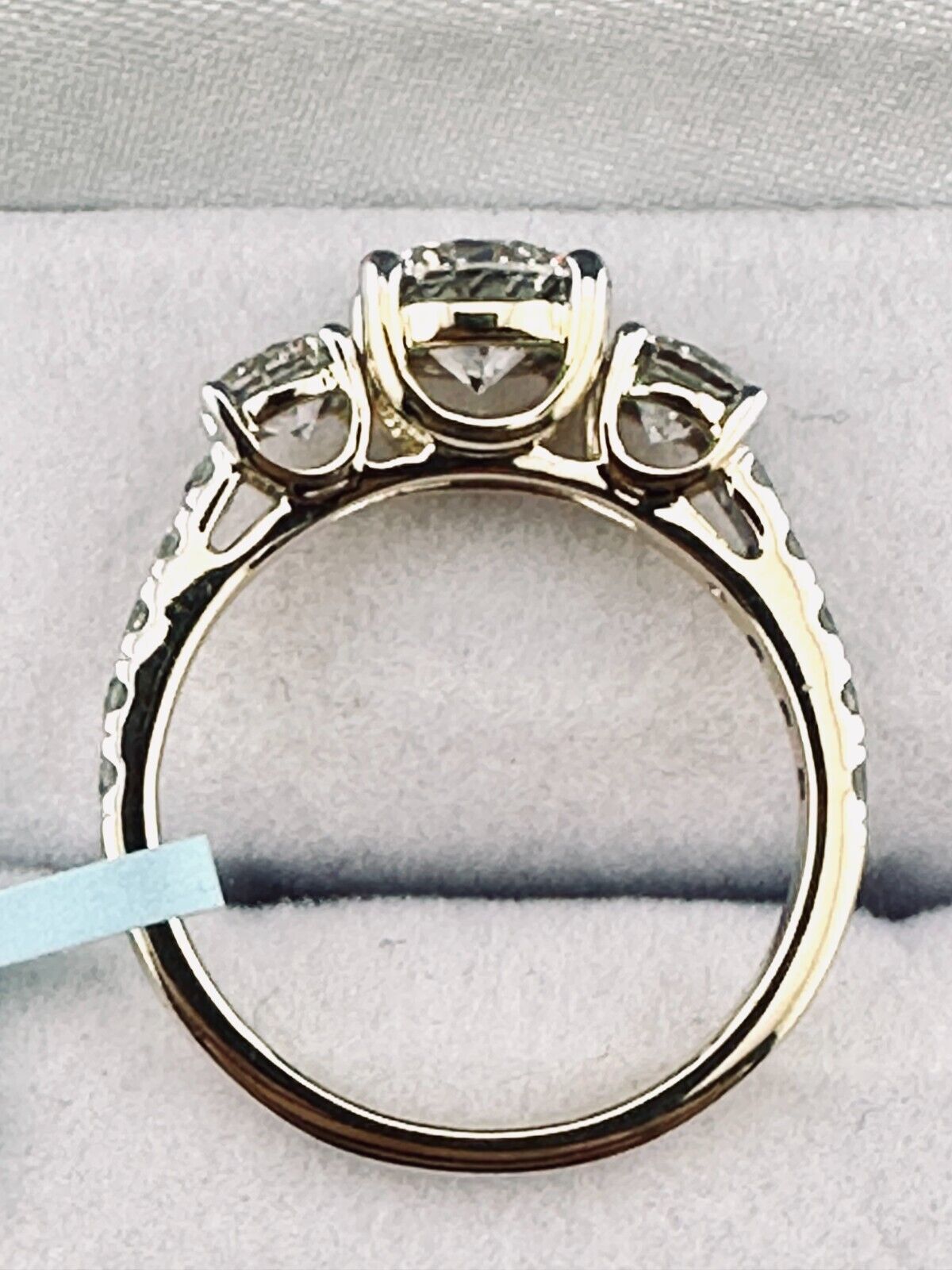 Engagement Ring 1.99 Cts Lab Grown CVD Diamond F/G VS1-2 14k WHITE Gold RING