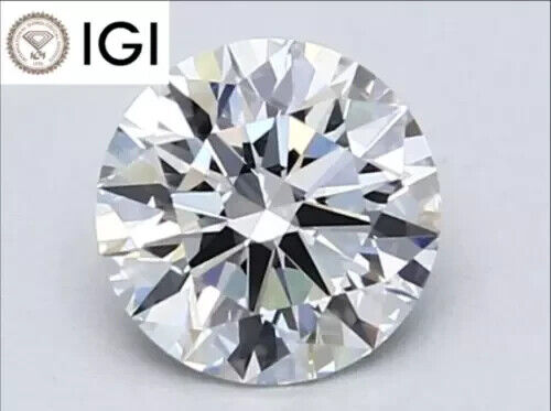 Lab Grown 7.15 Cts ROUND Cut IGI Certified CVD Diamond G Color VS2 Clarity STONE