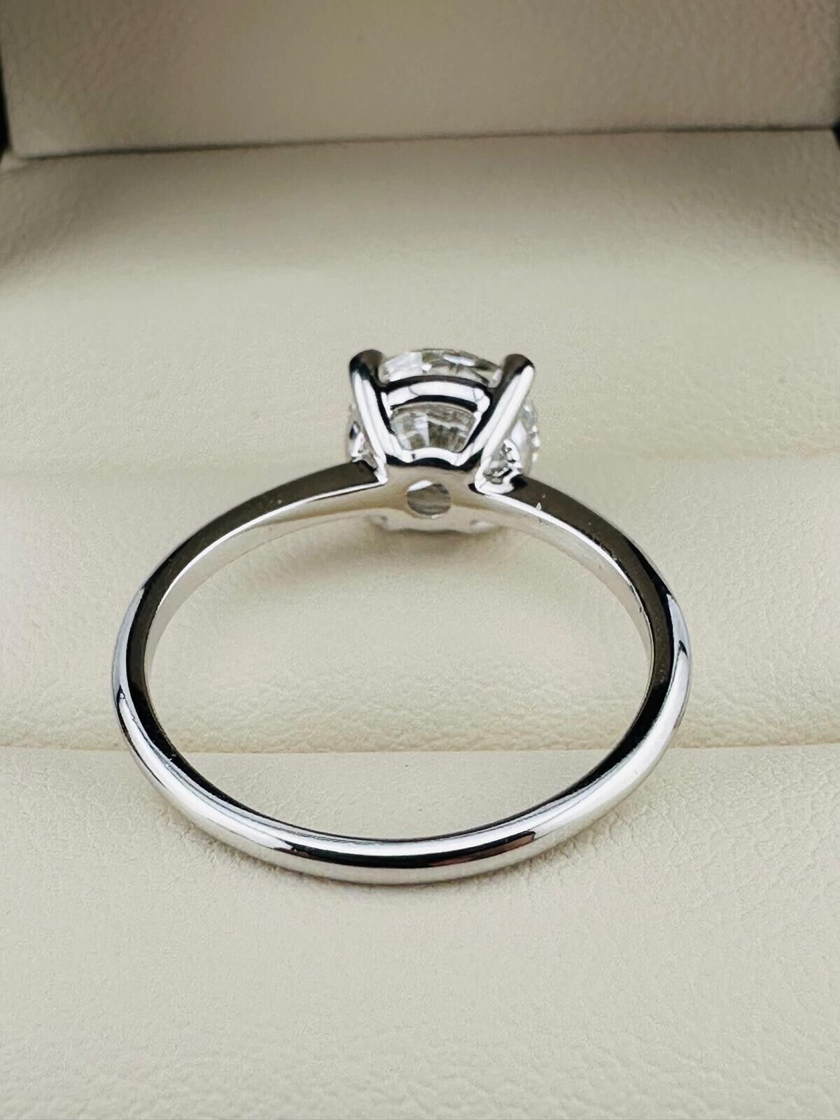 2.00 Ct Round G VS2 Lab Grown CVD Diamond Engagement 14K Gold Ring Size 7