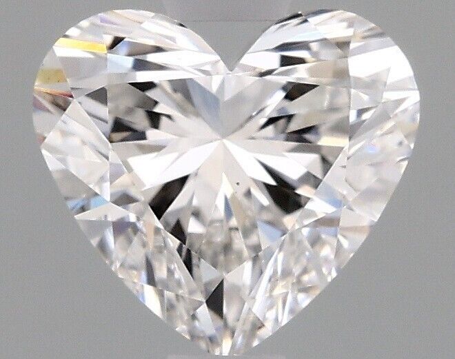LAB GROWN CVD Diamond 1.01 Cts HEART SHAPE F Color VS1 IGI CERTIFIED Stone