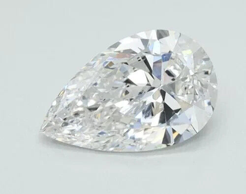 PEAR Cut 1.07 Cts G Color VS2 Clarity LAB GROWN CVD Diamond IGI Certified