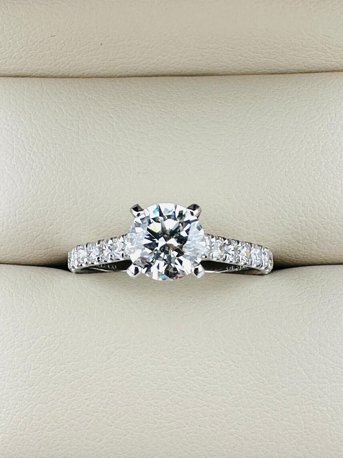 1.01 Ct ROUND E VVS2 Lab Grown CVD Diamond Engagement 14K Gold Ring Size 6.25