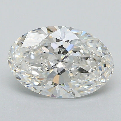 OVAL Cut 1.68 Cts GIA Certified Lab Grown CVD Diamond F Color VS1 Clarity