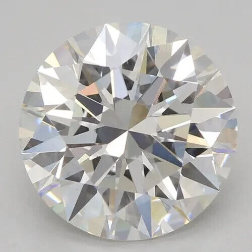 ROUND Cut 9.05 Cts IGI Certified Lab Grown CVD Diamond F Color SI1 Clarity STONE