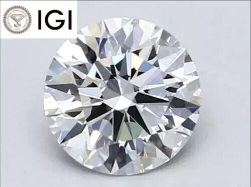 ROUND Cut 4.67 Ct Lab Grown IGI Certified CVD Diamond F Color VS1 Clarity