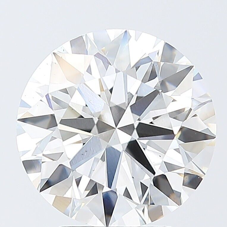 Round Excellent Cut 4.16 cts G VS2 IGI Certified CVD Lab Grown Loose Diamonds