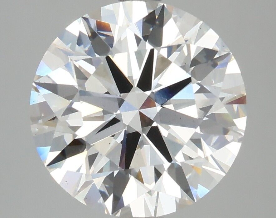 Round Excellent Cut 4.18 cts G VS2 IGI Certified CVD Lab Grown Loose Diamonds