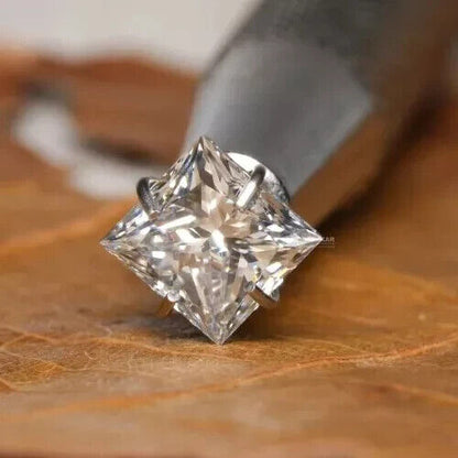 PRINCESS Cut Lab Grown 6.03 Cts IGI Certified CVD Diamond G Color VS2 Clarity