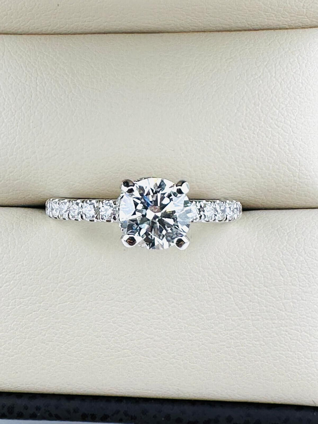 1.01 Ct OVAL E VVS2 Lab Grown CVD Diamond Engagement 14K Gold Ring Size 6.25