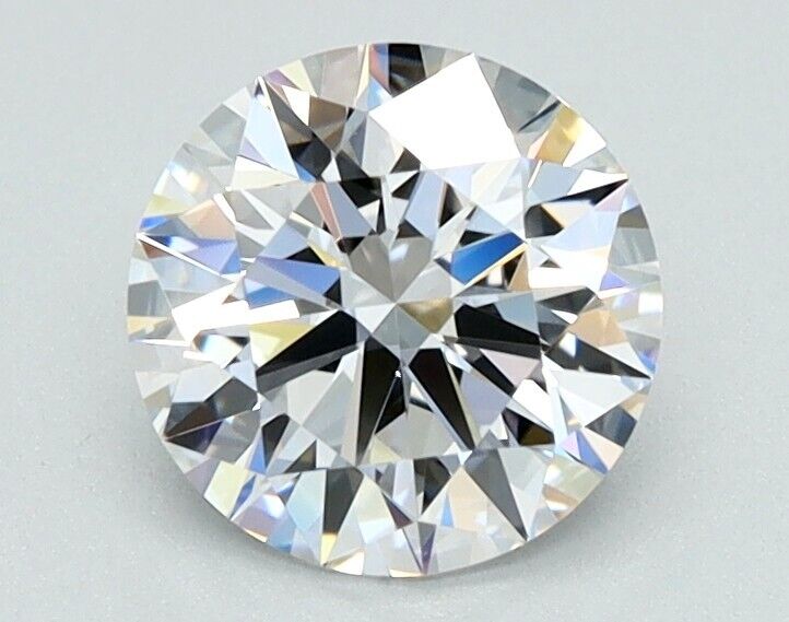 Uncertified CVD Diamond F Color VS1 Clarity STONE 1.00 Ct ROUND Cut  Lab Grown