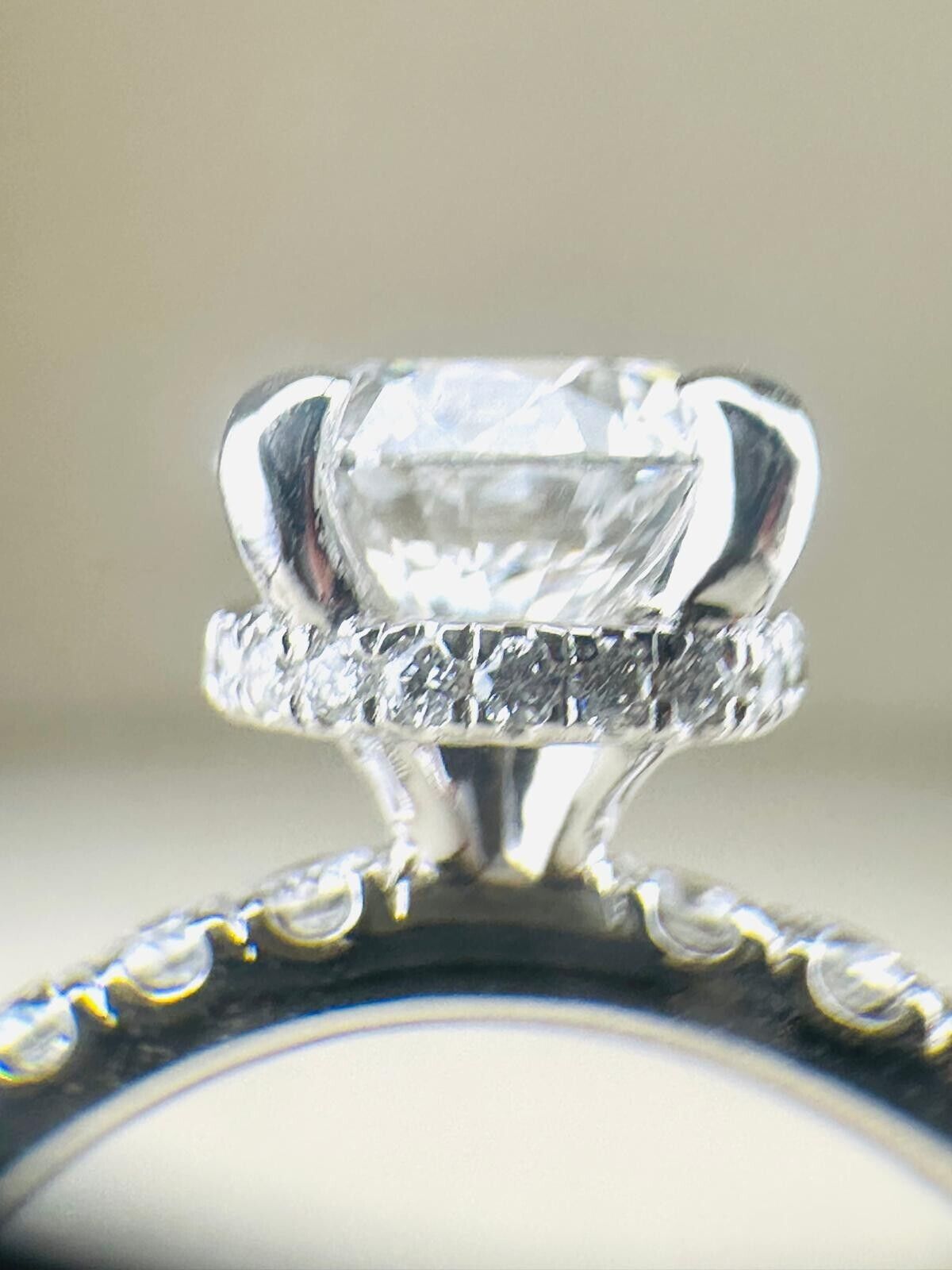 1.01 Ct OVAL E VVS2 Lab Grown CVD Diamond Engagement 14K Gold Ring Size 6.25