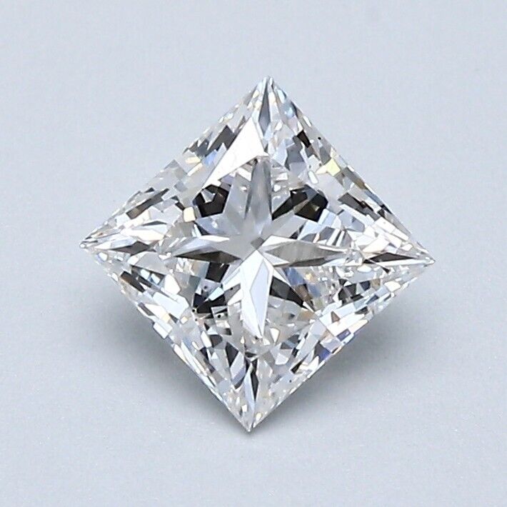 Princess Cut Lab Grown 0.79 Cts IGI Certified CVD Diamond F Color VS2 Clarity