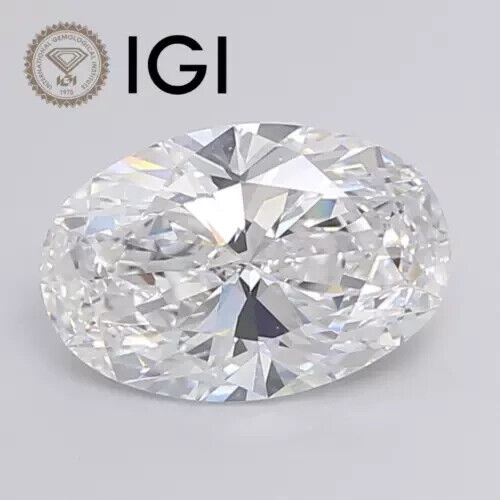 Oval Cut 6.62 Cts G Color VS1 Clarity IGI Certified Lab Grown CVD loose Diamond