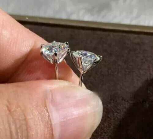 6.00 CT Round IGI Certified Lab Grown CVD Diamond F/G VS1/2 EARRING White Gold
