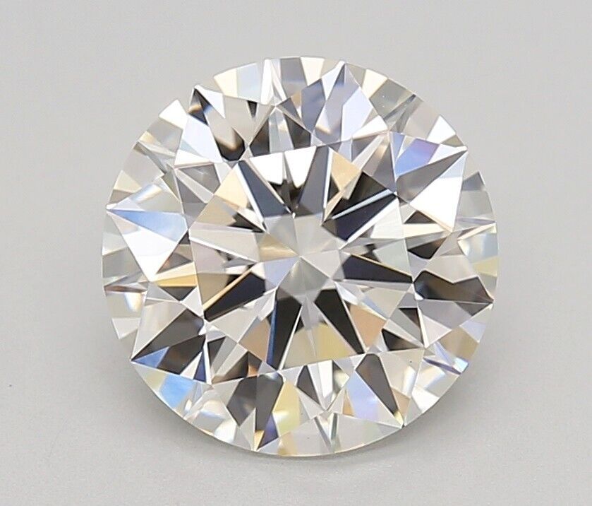 ROUND EXCELLENT CUT 3.05 Cts LAB GROWN G VVS2 IGI CERTIFIED CVD LOOSE DIAMOND