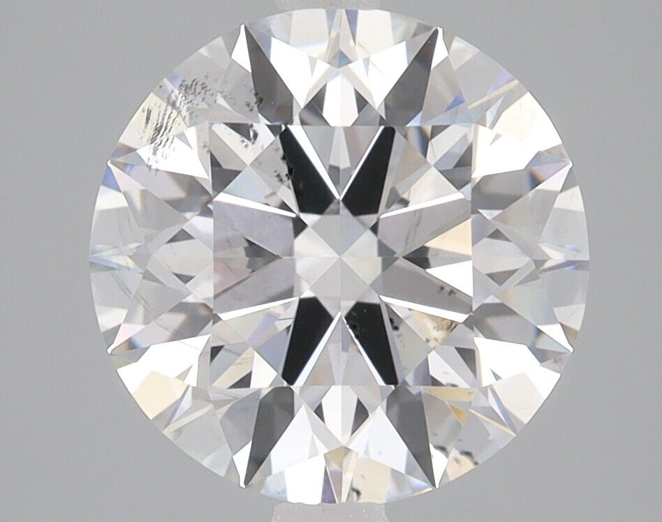 ROUND EXCELLENT CUT  3.58 Cts IGI CERTIFIED F SI1 CVD LAB GROWN LOOSE DIAMOND