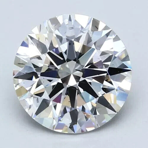 ROUND Cut 4.68 Ct Lab Grown IGI Certified CVD Diamond F Color VS2 Clarity