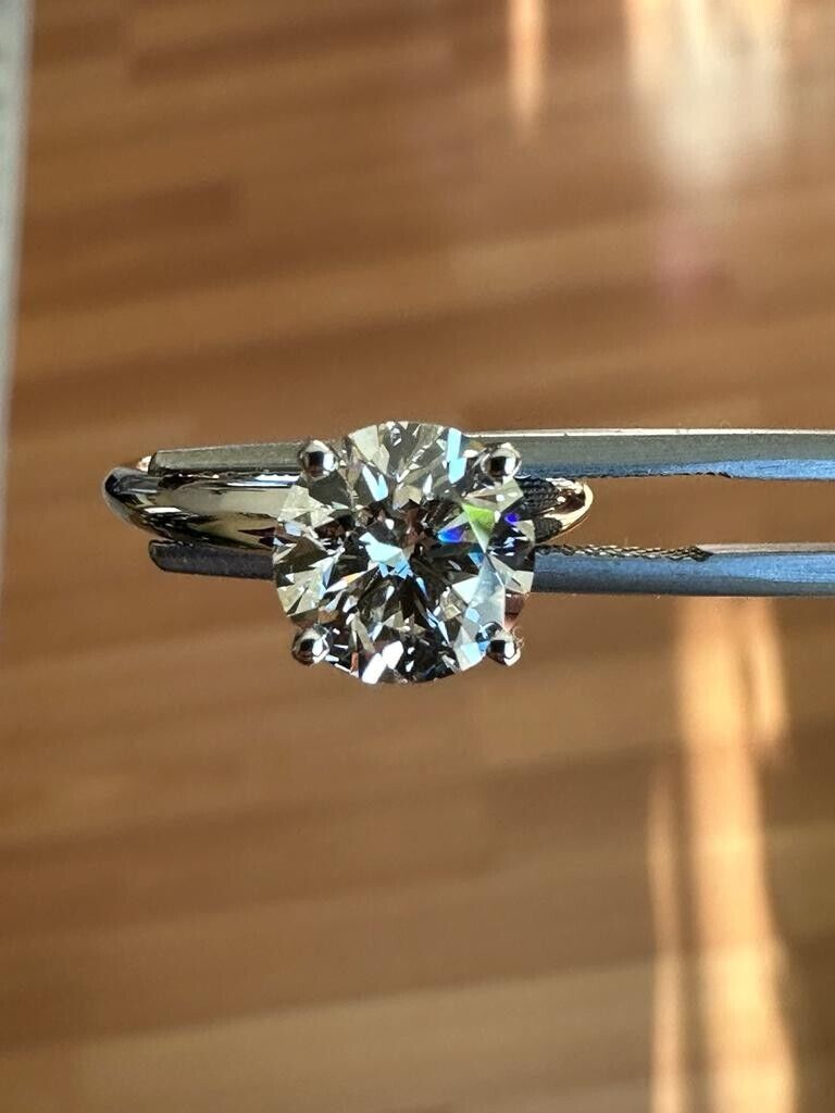 2.00 Ct Lab Grown CVD Diamond E/F VS1-2 14k WHITE Gold Solitaire Engagement Ring